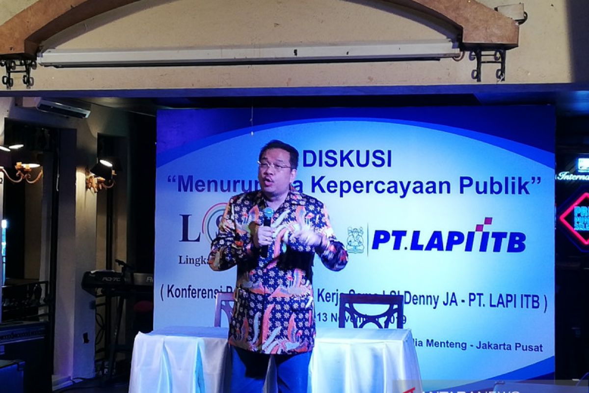 Denny JA: Jokowi dan Prabowo terapkan koopetisi dalam politik