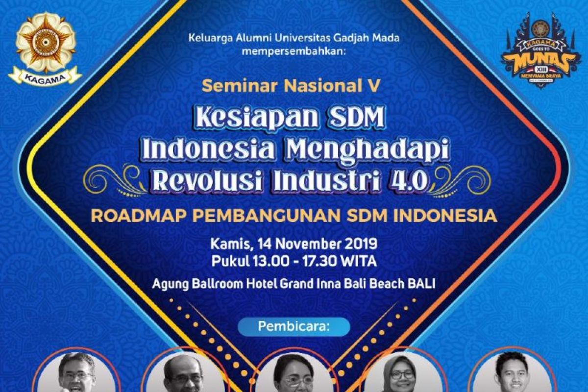 Kagama adakan seminar nasional kesiapan hadapi Revolusi Industri 4.0