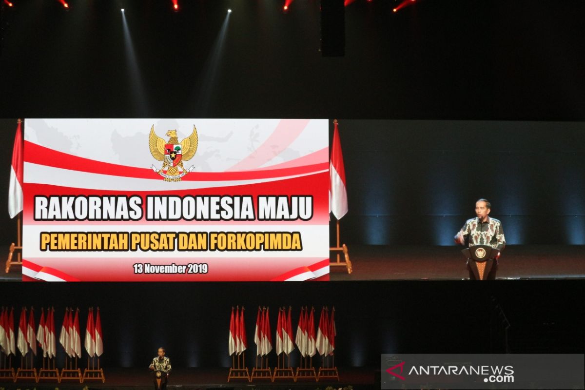 Rakornas Indonesia Maju, Jokowi: Negara kita sudah kebanyakan peraturan, buat apa?