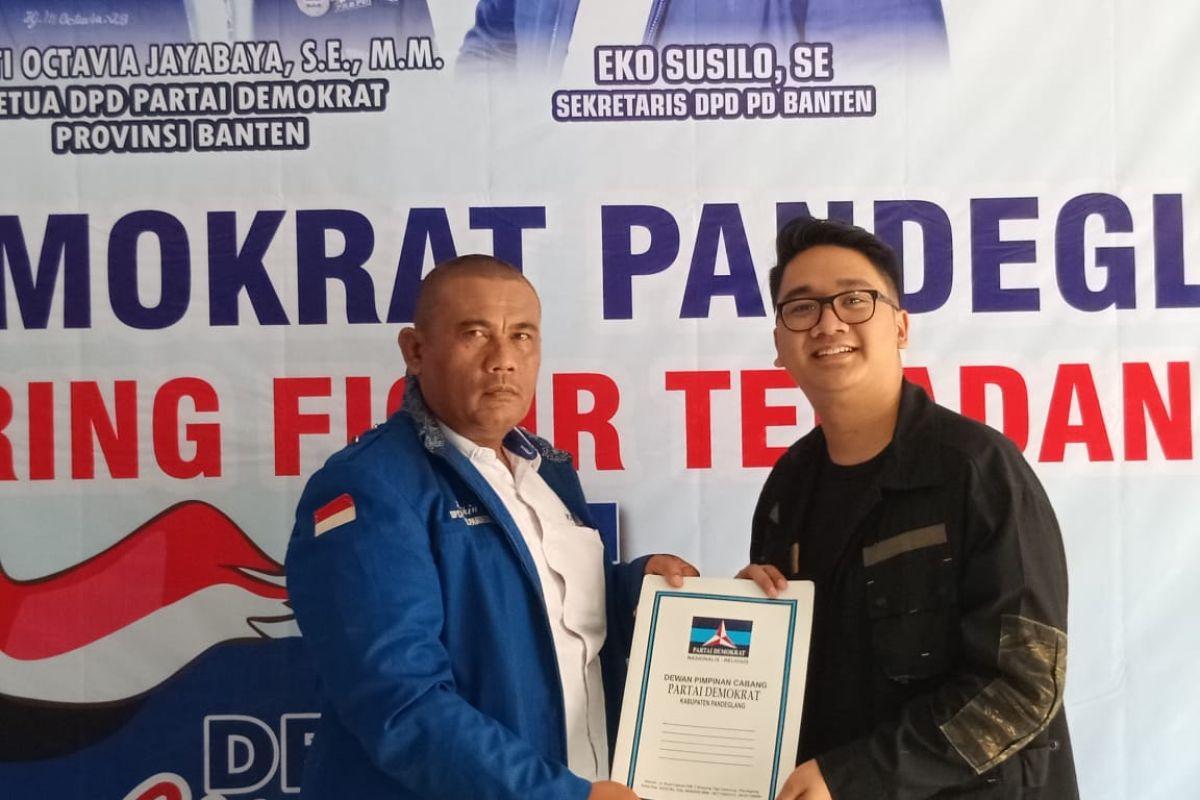 Balon wabup Pandeglang wajah baru daftar ke Demokrat