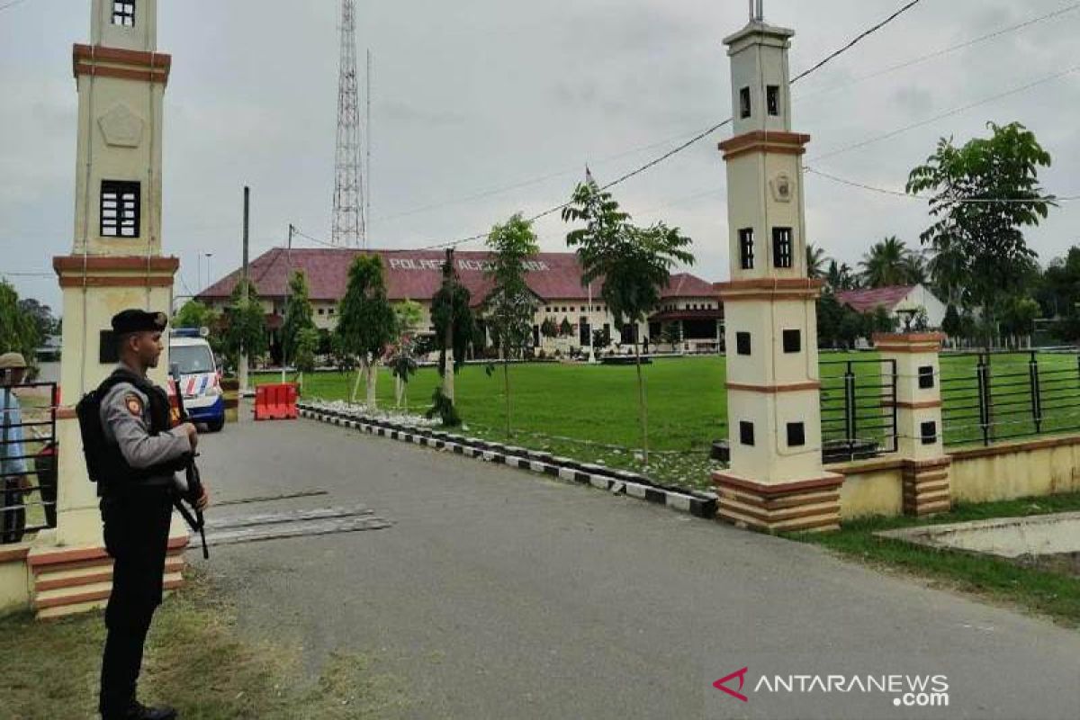 Pasca bom bunuh diri, Polres Aceh Utara perketat keamanan