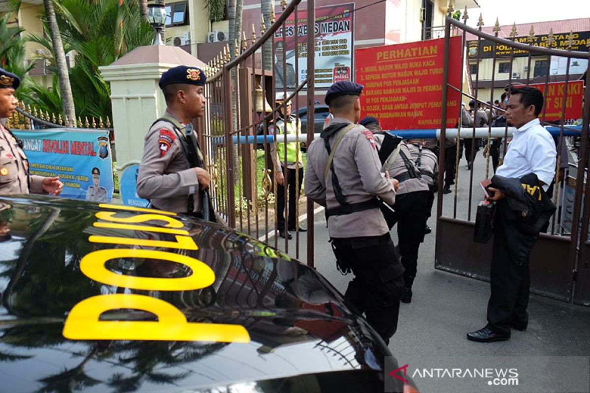 Bom bunuh diri, Polisi sterilisasi Polrestabes Medan