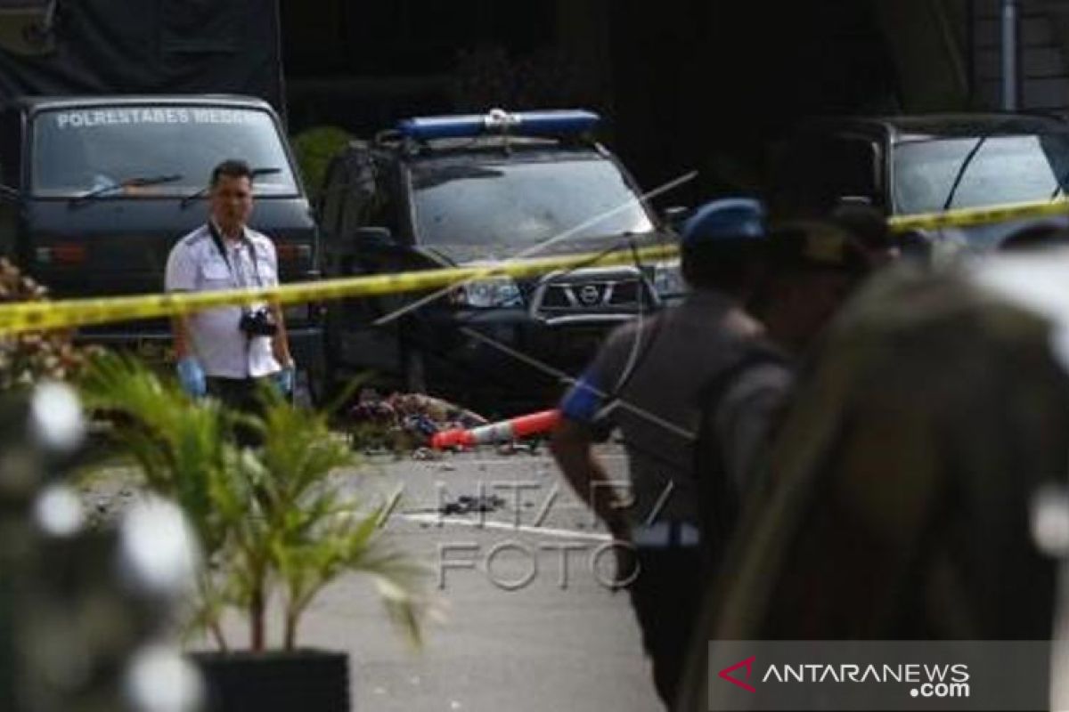 Pascabom bunuh diri, Polisi sterilisasi Polrestabes Medan