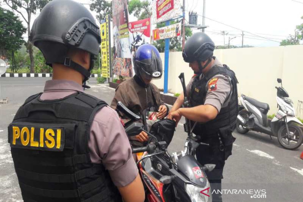 Pengamanan Mapolres Temanggung ditingkatkan