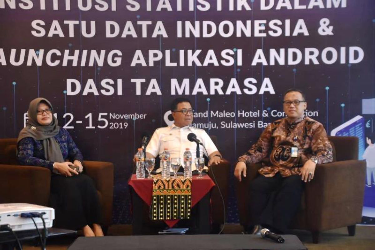 Pemprov Sulbar-BPS berkomitmen wujudkan satu data Indonesia