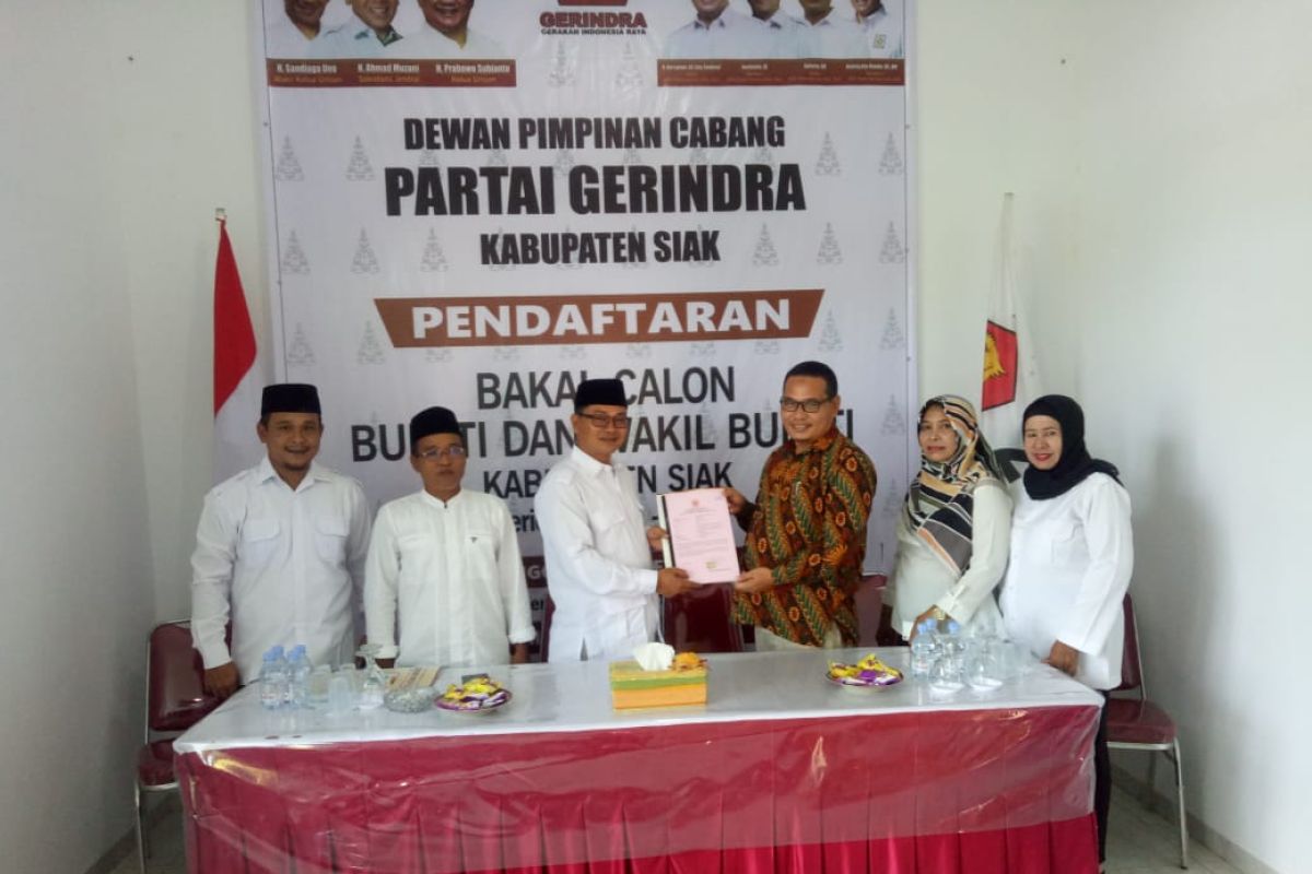 Pilkada 2020, Bupati Siak kembalikan formulir ke Gerindra