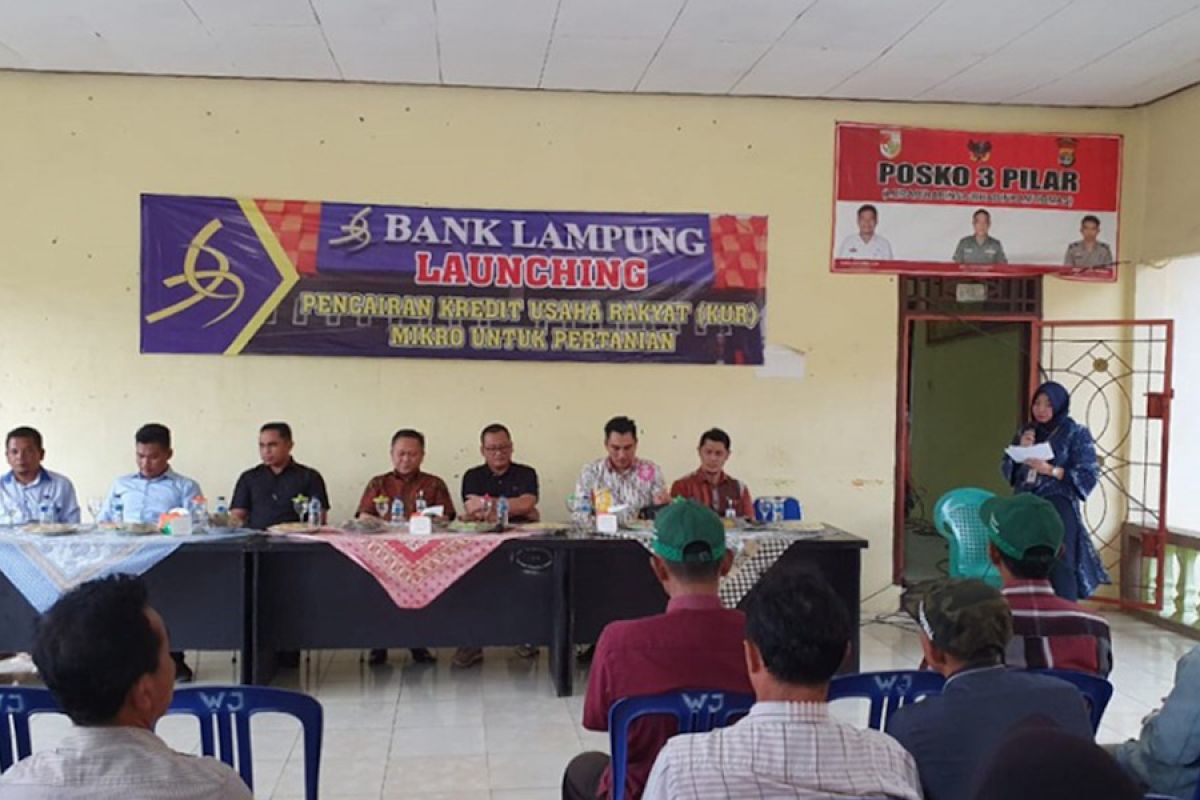 Bank Lampung KCP Dayamurni berikan pinjaman KUR kepada 750 petani