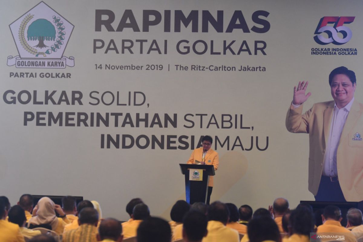 Airlangga ajak kader kerja keras sukseskan program Jokowi