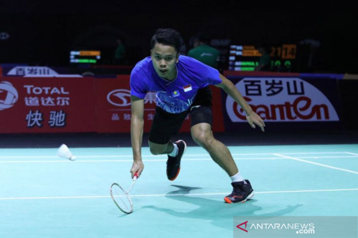 Anthony rebut tiket final  dari Chen Long