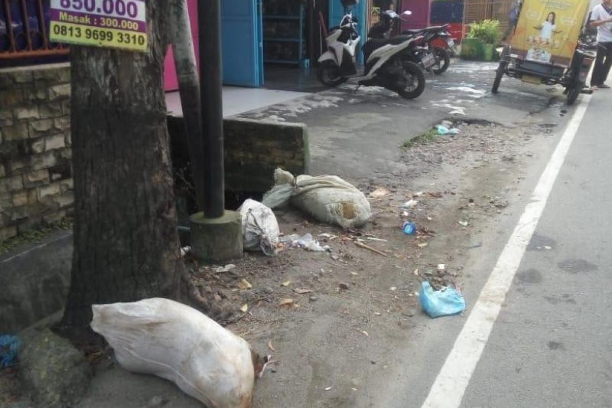 Astaga, kali ini bangkai babi dibuang di jalanan Kota Medan