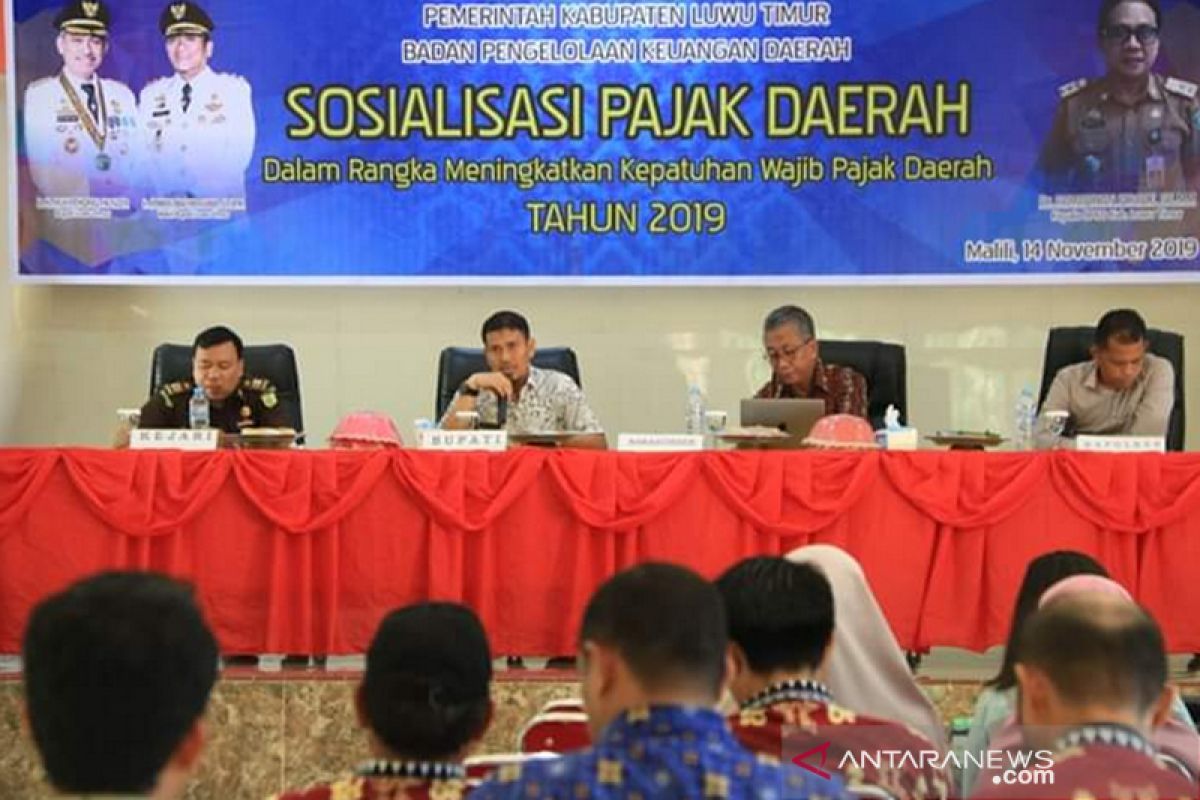 Pemkab Lutim gelar sosialisasi pajak daerah tahun 2019