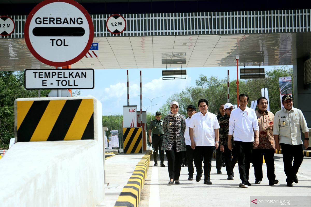 Usai diresmikan Jokowi, tol Terbanggi Besar-Kayu Agung Sumsel digratiskan sebulan