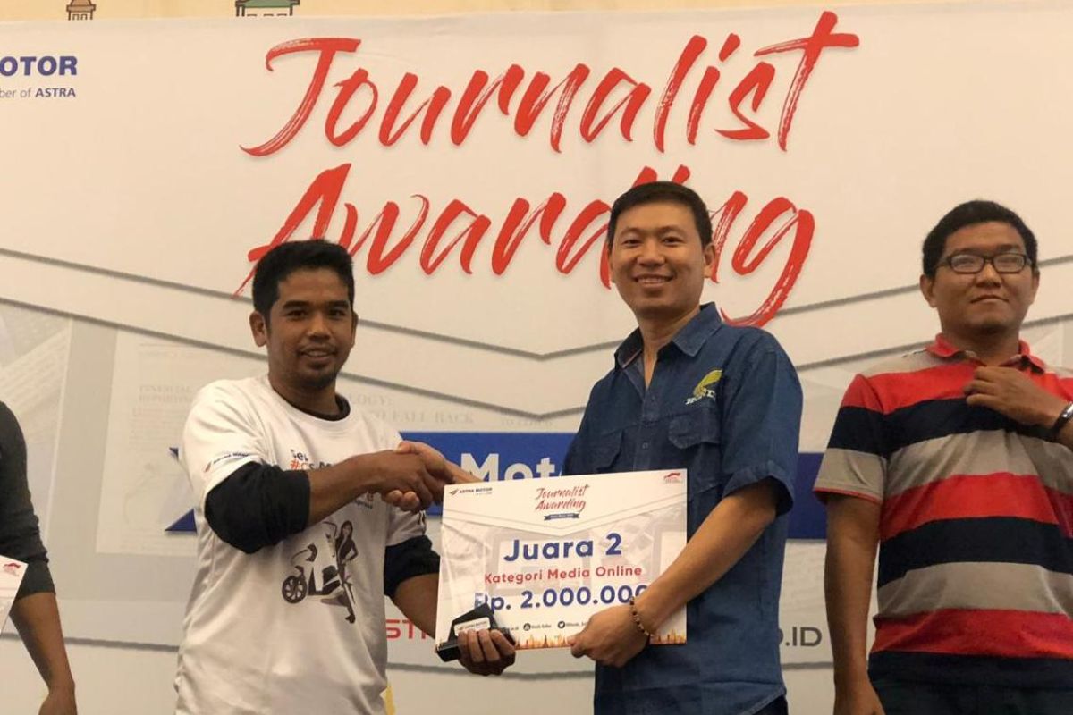 Jurnalis Antara Kalbar raih juara 2 Journalist Competition Astra Motor Kalbar