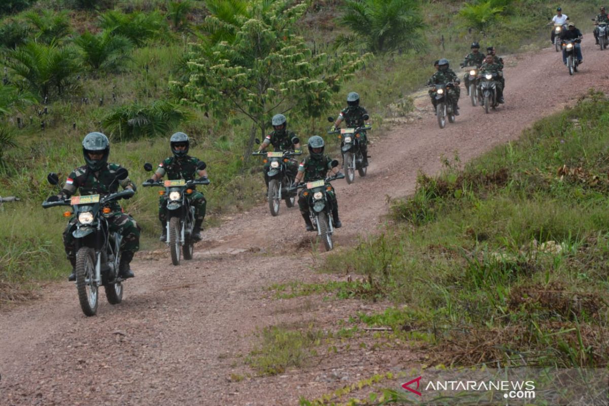 Pangdam tinjau jalur inspeksi di perbatasan Indonesia - Malaysia