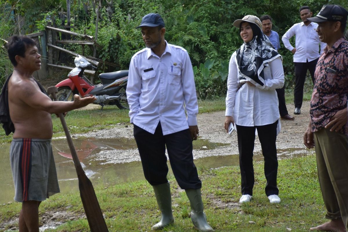 Wabup Aceh Tamiang tinjau lokasi banjir akibat luapan sungai