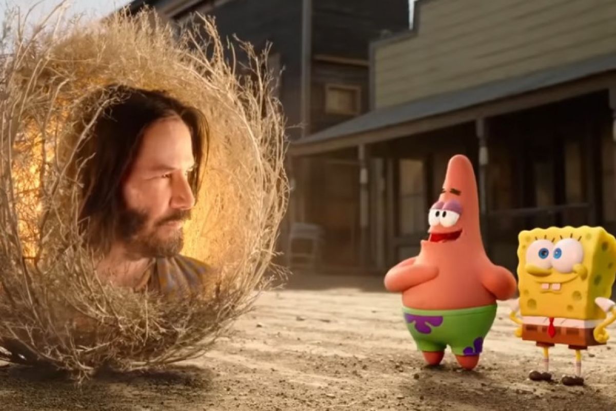 Ada Keanu Reeves dalam film SpongeBob tahun depan