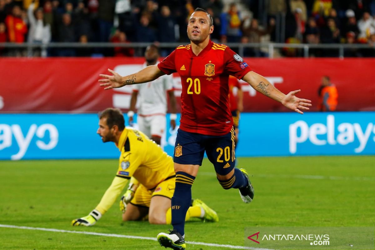 Kualifikasi Piala Eropa, Spanyol kokoh di puncak usai cukur Malta 7-0