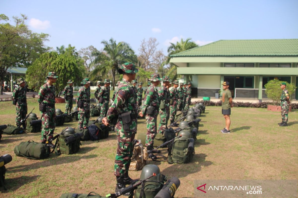 24 anggota Yonif 141/AYJP gabung Satgas  Pamtas