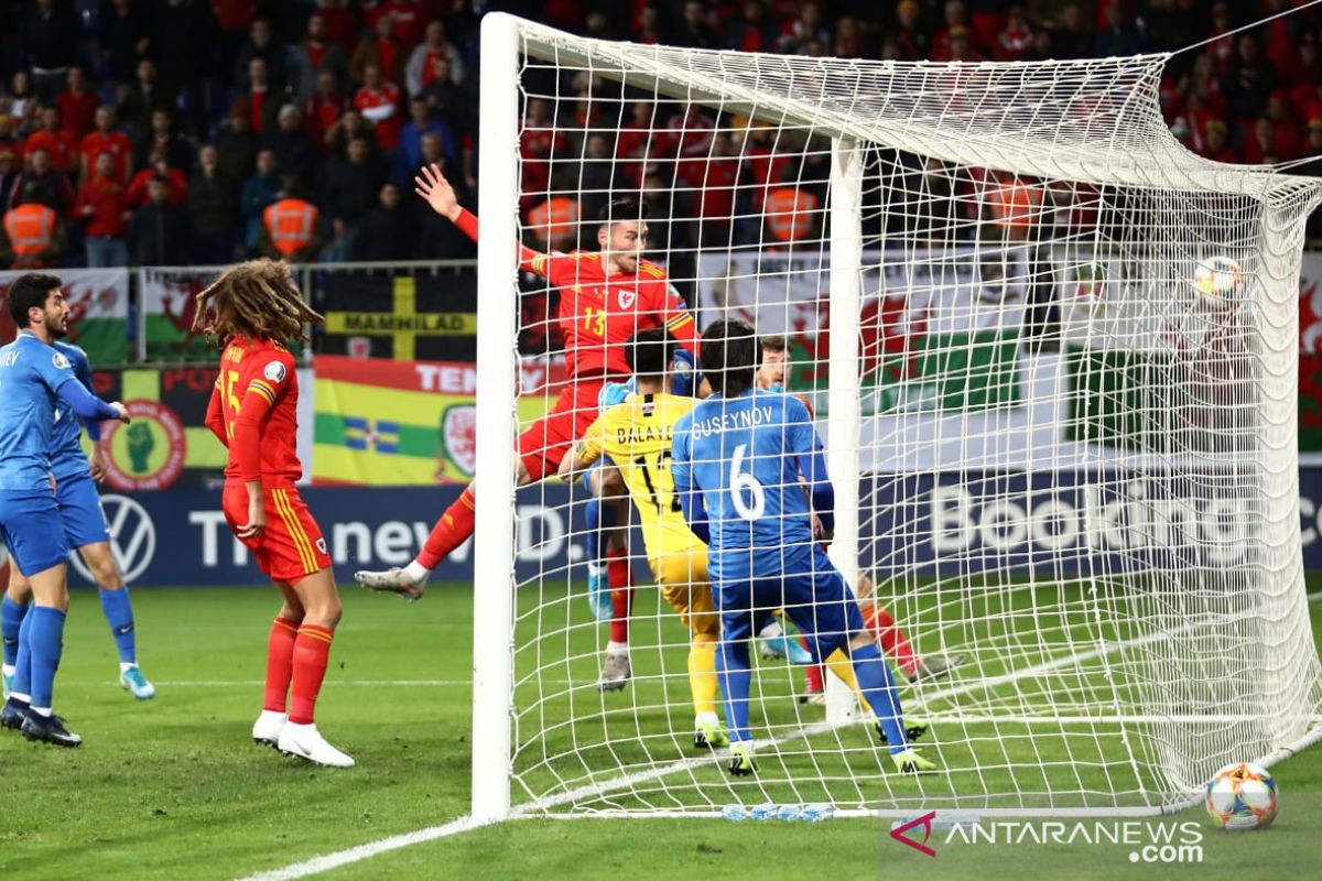 Wales jaga asa ke putaran final  usai menang 0-2 atas Azerbaijan