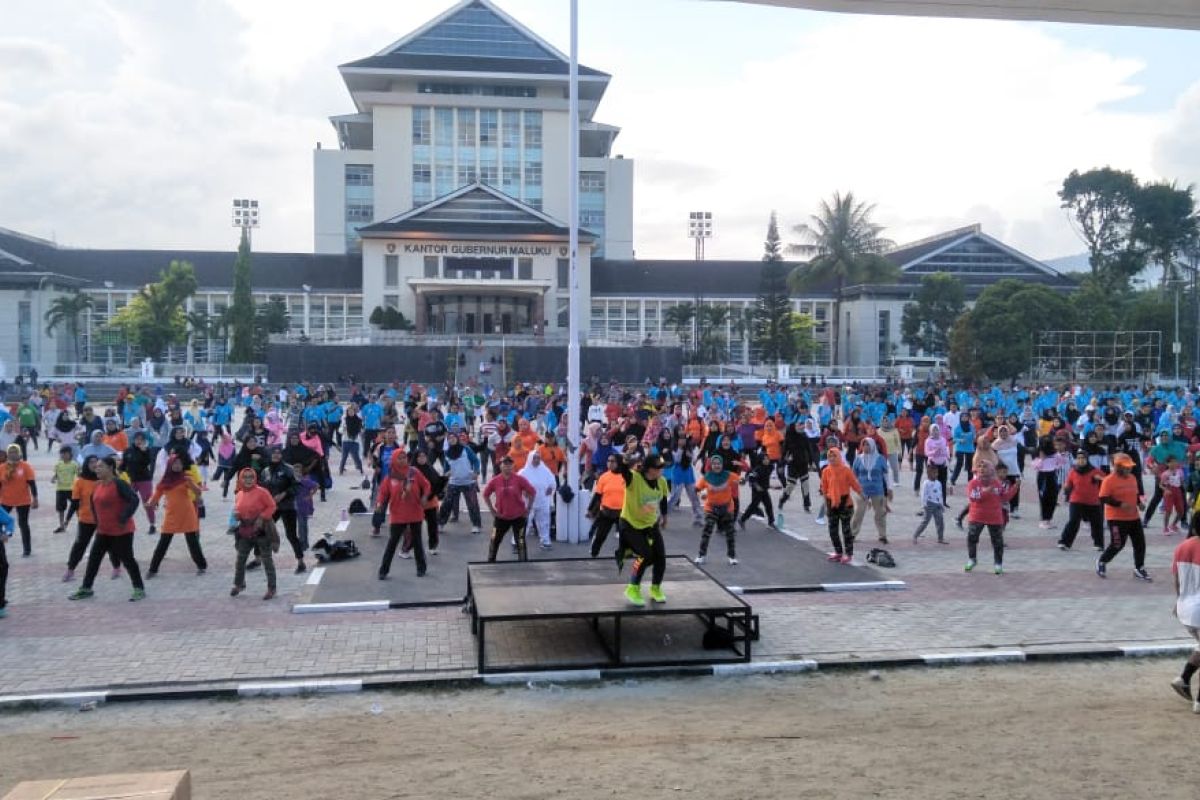 PLN MMU senam bersama peringati HLN 2019