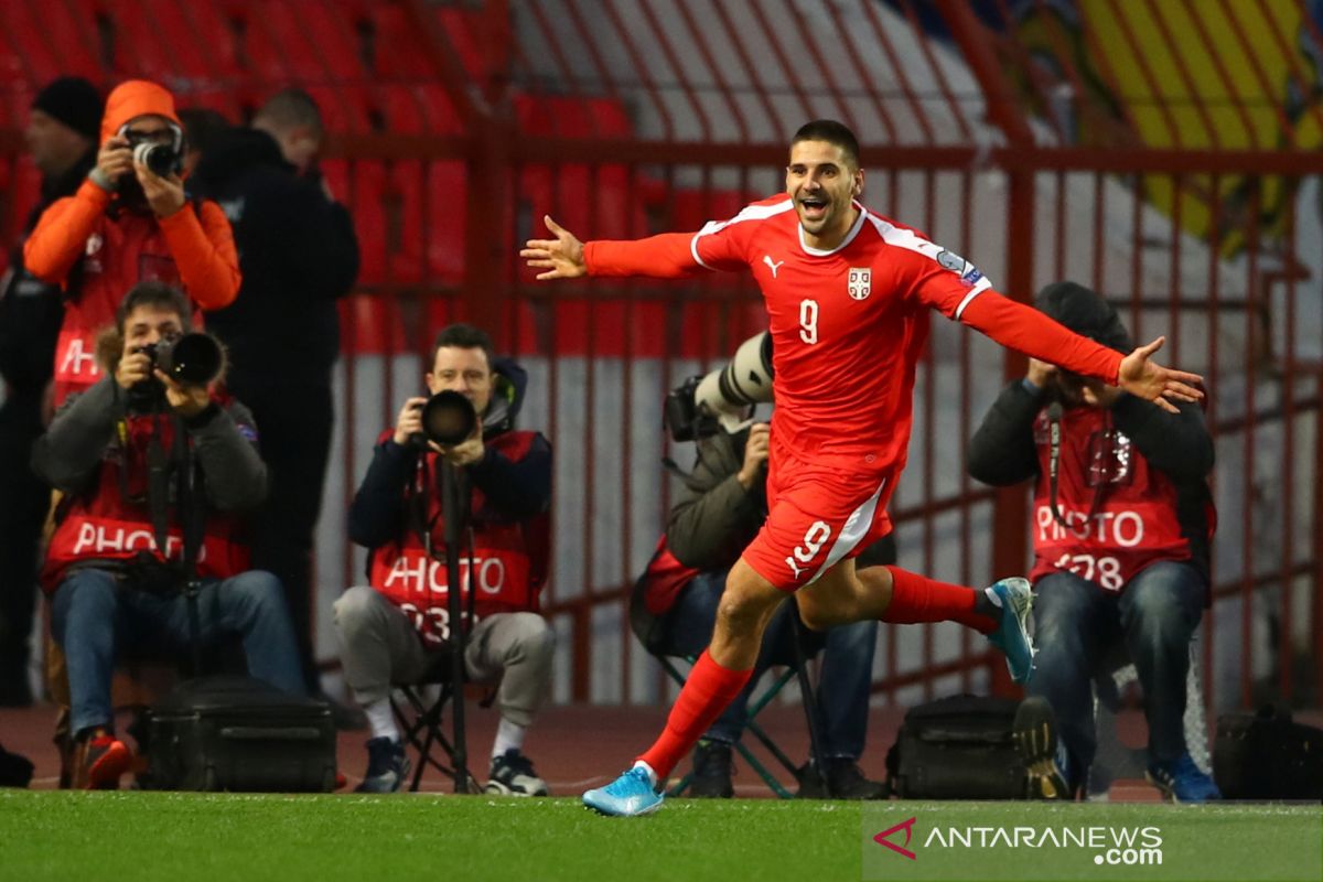 Ditahan imbang Ukraina, Serbia terpaksa ikut playoff