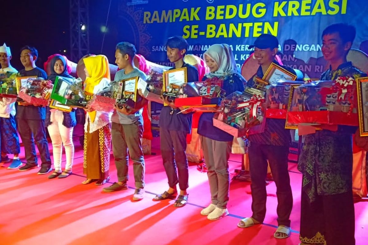 15 sanggar seni se-Banten tampil di parade rampak bedug kreasi