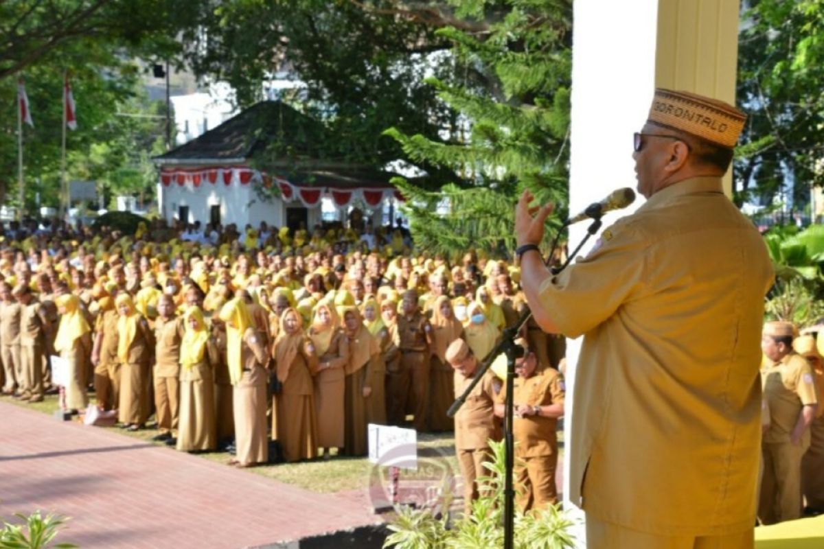 Gubernur Gorontalo minta aparatur serius soal serapan anggaran