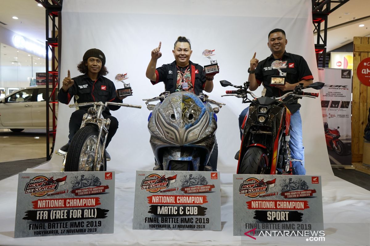 Tiga modifikator terbaik Honda Modif Contest 2019