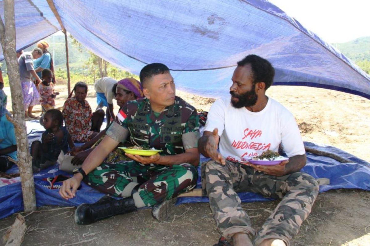 Danrem 172/PWY tinjau pelaksaan opster di Kampung Algonik