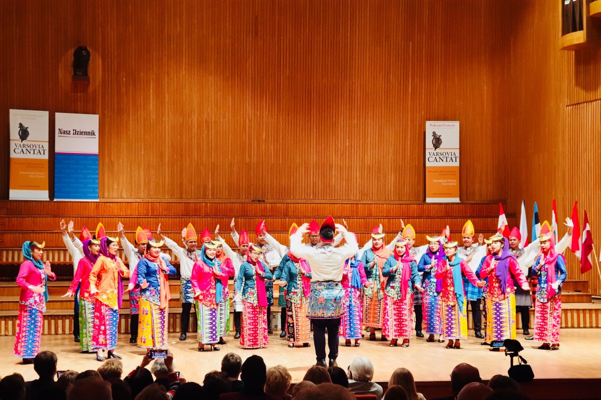 Paduan suara Indonesia pukau juri dan penonton Varsovia Cantat Polandia