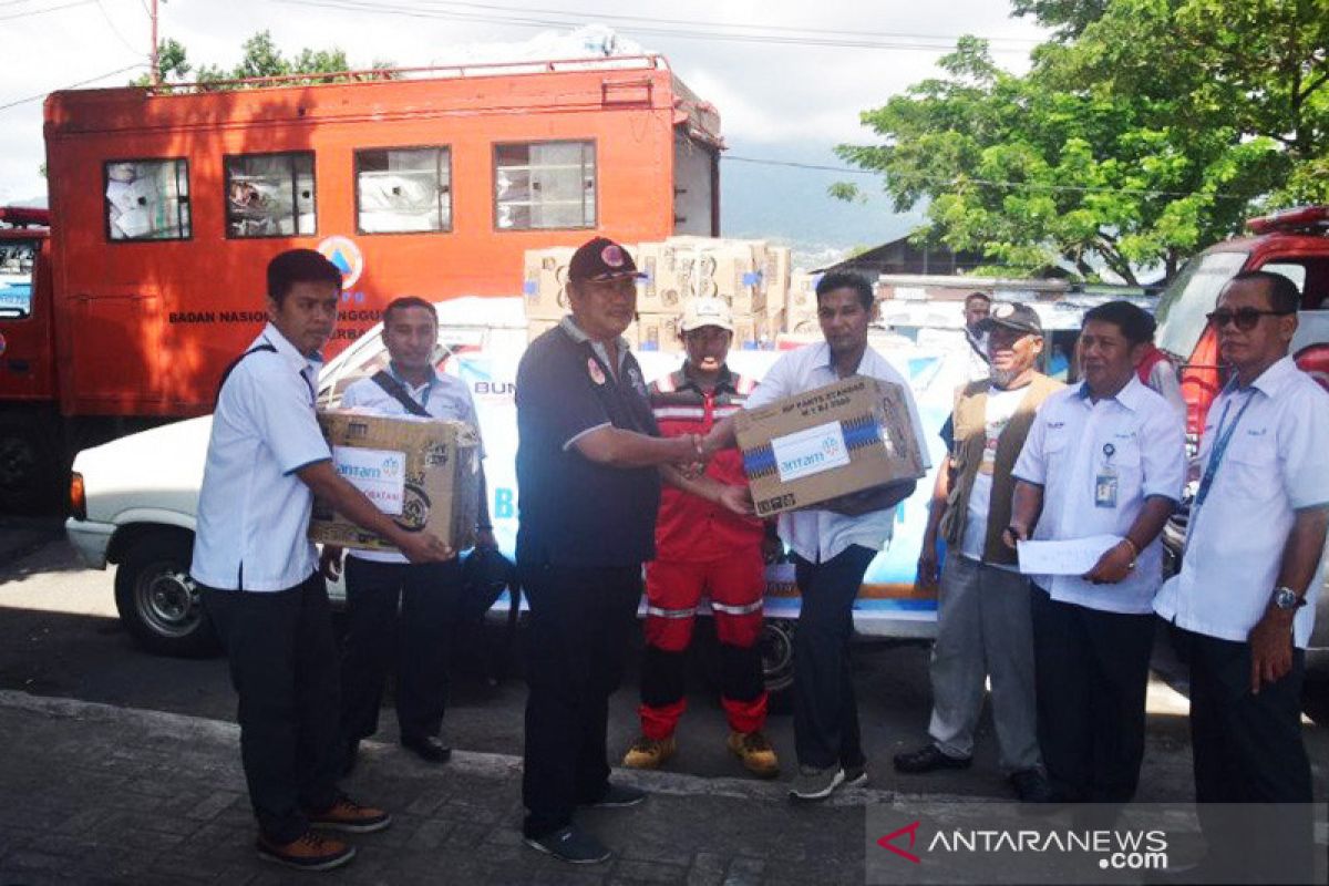 PT Antam salurkan bantuan kemanusiaan ke Batang Dua