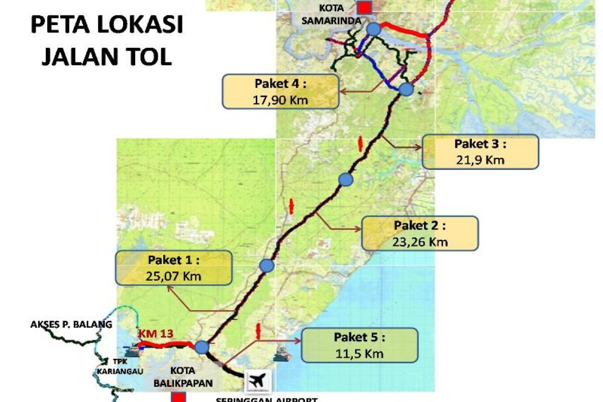 Pemprov Kaltim Optimis Jalan Tol Balsam Beroperasi Desember 2019