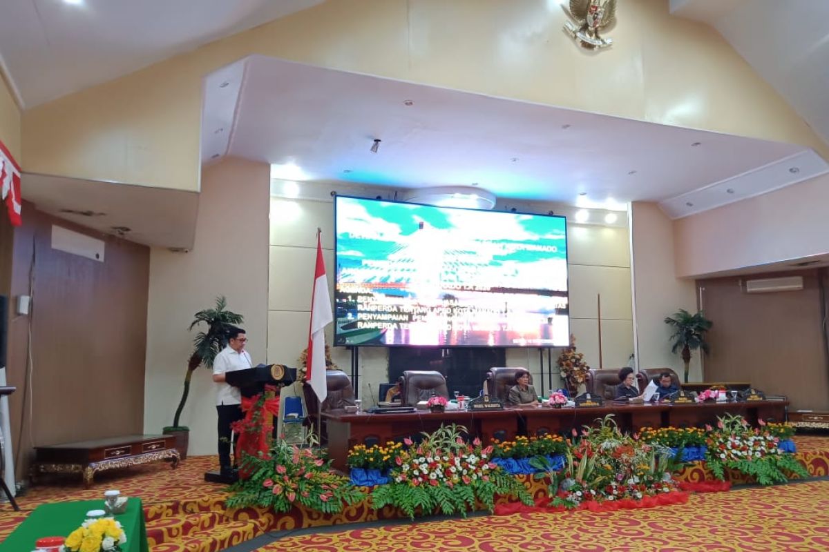 DPRD Manado terima penyampaian nota RAPBD 2020