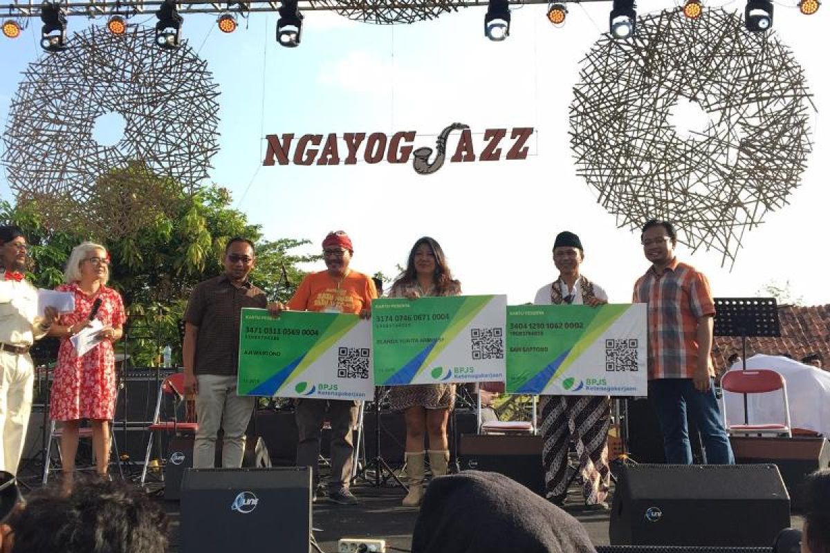 BPJamsostek lindungi seluruh artis dan ofisial Ngayogjazz 2019