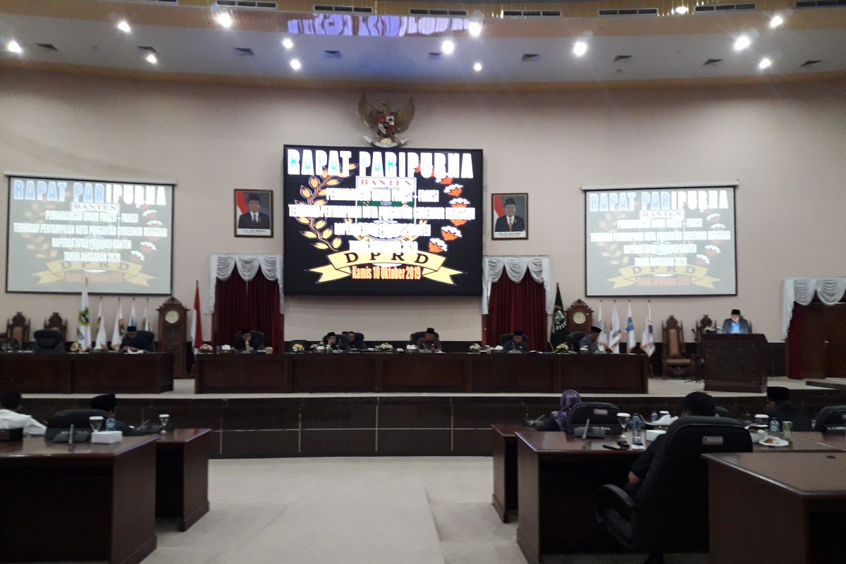 DPRD Provinsi Banten setujui Rp13,214 triliun anggaran tahun 2020