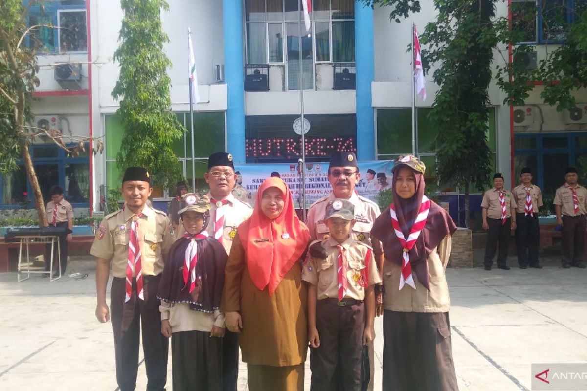 459 pelajar  Sekolah Islam Terpadu Sumbar ikuti kemah ukhuwah regional di Siak Riau
