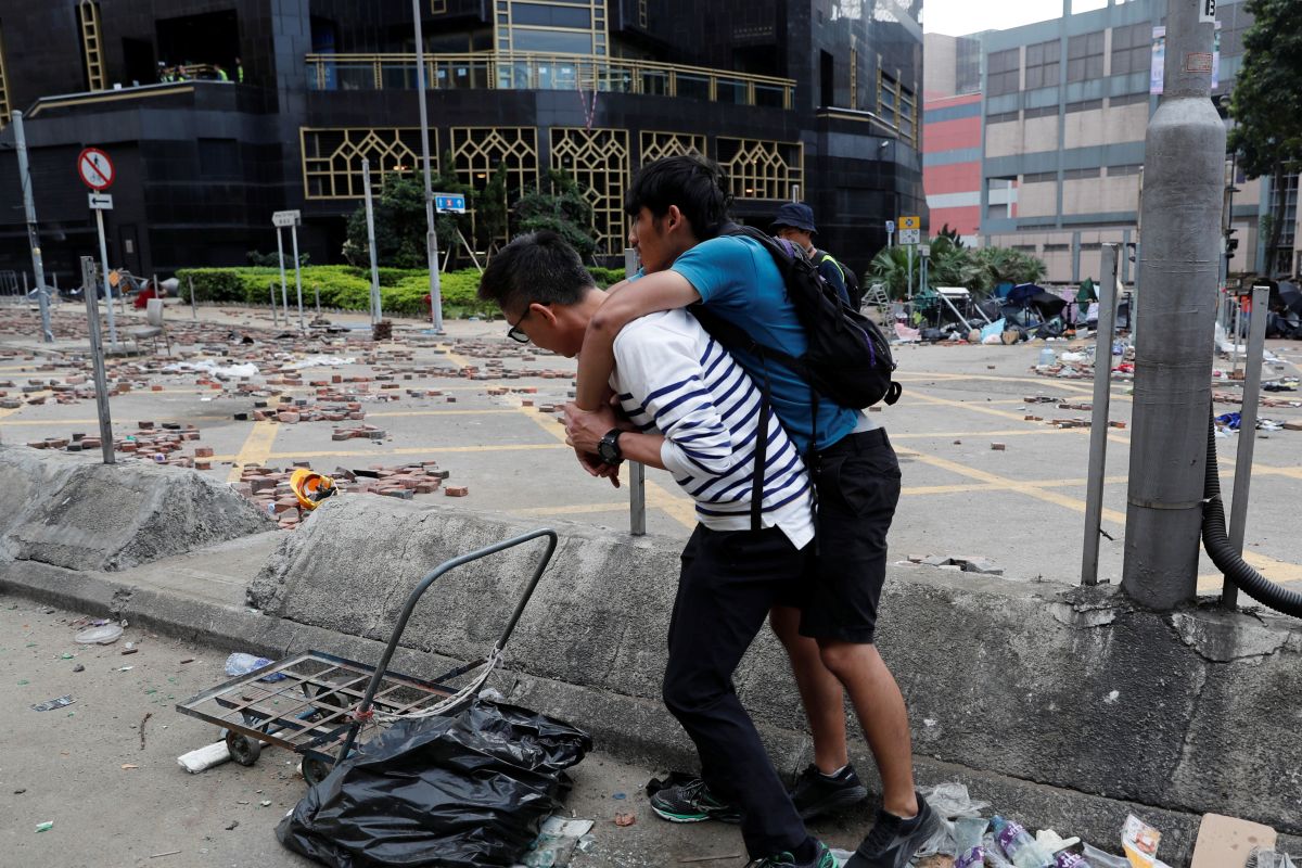 Pengepungan kampus hampir berakhir jelang pilkada Hong Kong