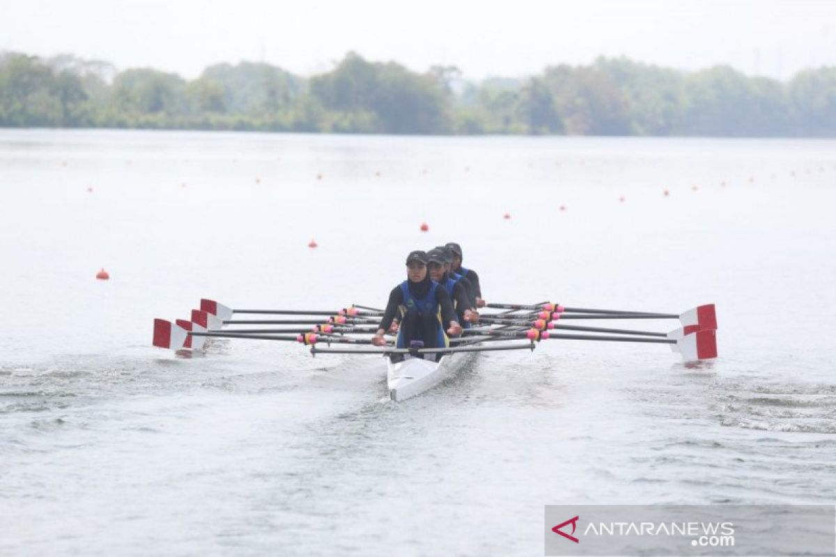 Jabar, Jambi, dan Sulteng berbagi emas di dayung rowing Popnas