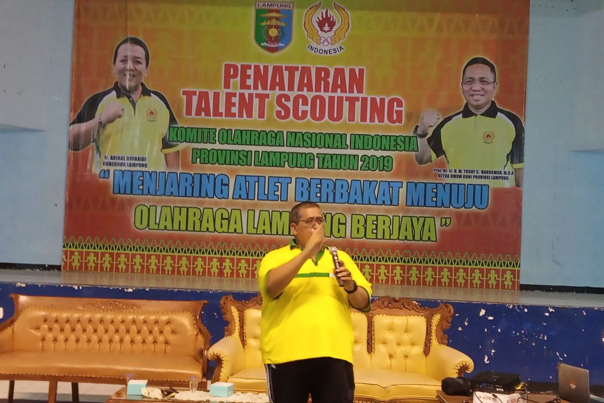 KONI Lampung gelar program "talent scouting" bagi 300 guru olahraga