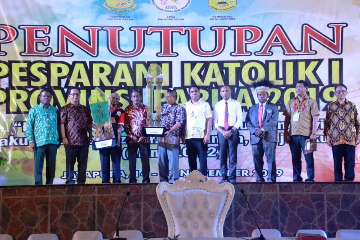 Pesparani I Katolik Provinsi Papua resmi ditutup