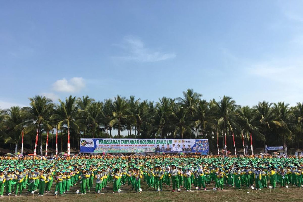 Masuk MURI, tarian Bajul Ijo libatkan 5.273 peserta awali Festival HAM di Jember