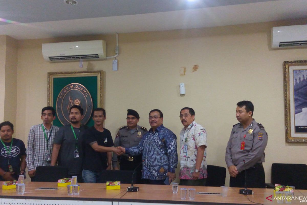 Perwakilan ojek daring sampaikan klarifikasi ke RSUP M Djamil