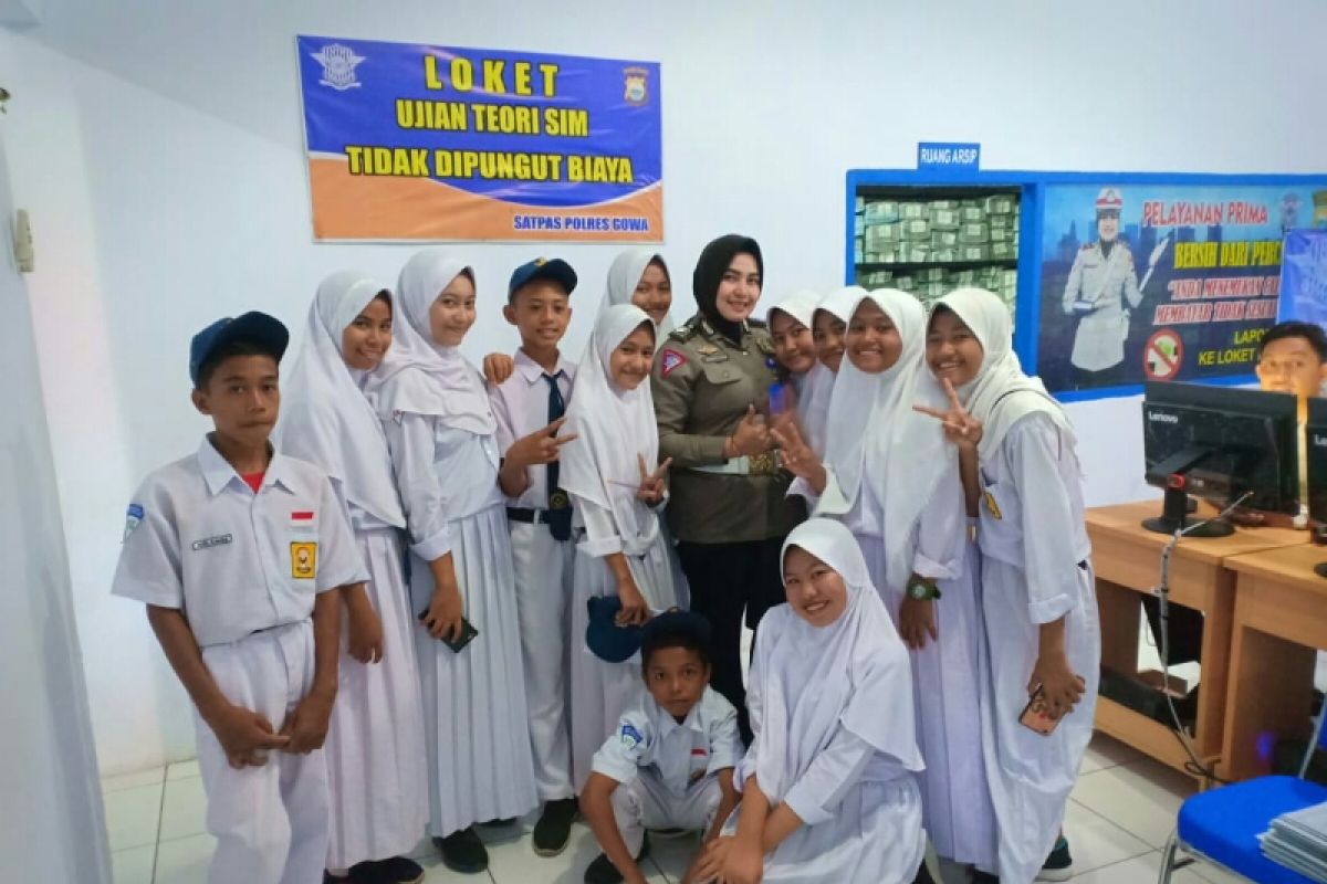 Polres Gowa galakkan wisata edukasi kepada pelajar