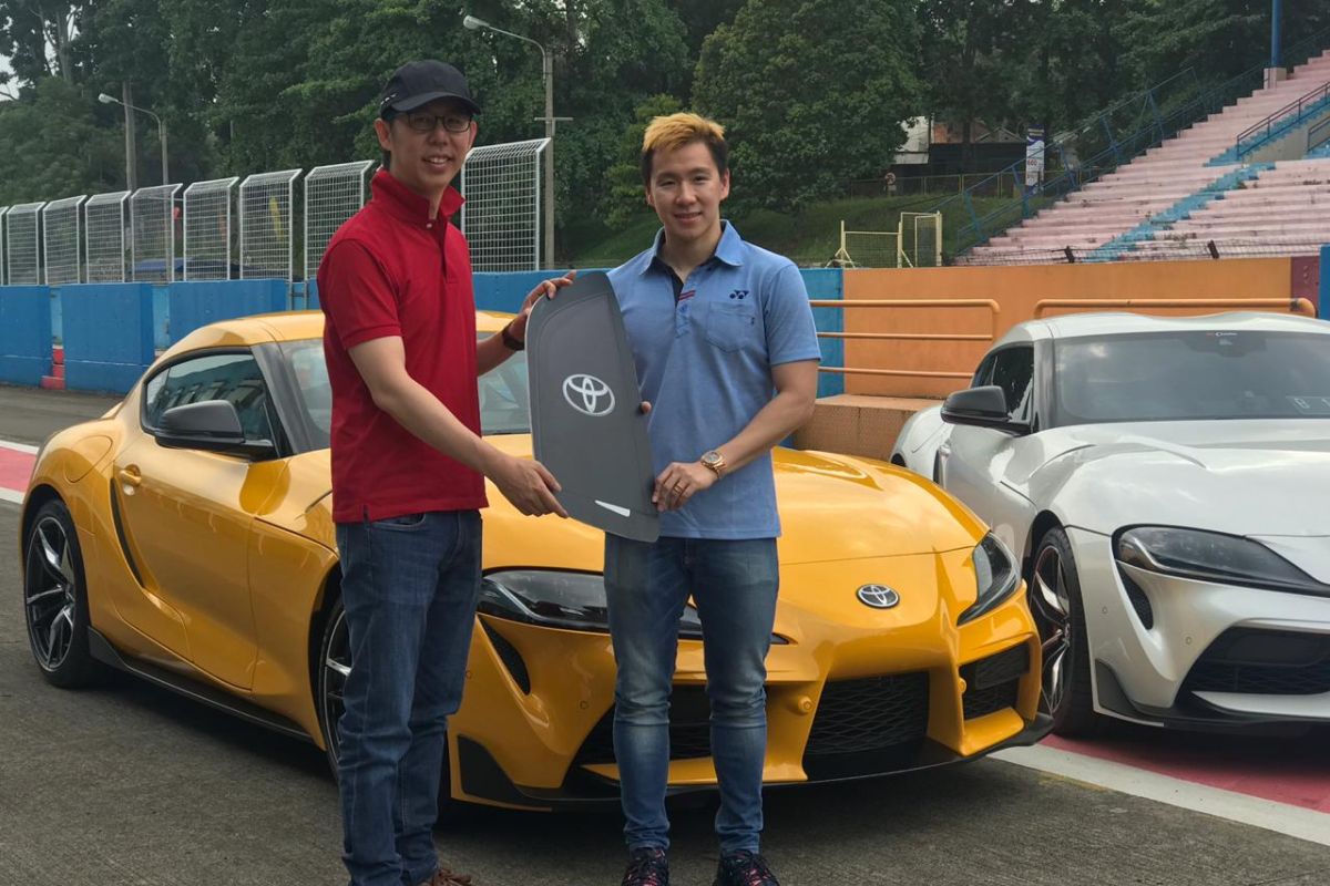 Marcus Gideon jadi pembeli pertama Toyota GR Supra edisi terbatas