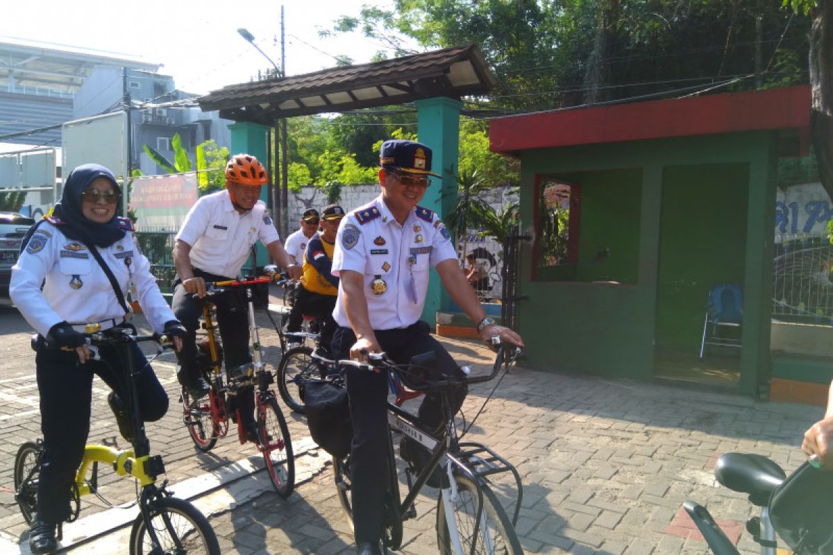 Pemrov DKI Jakarta gaungkan kegiatan Sekolah Ramah Bersepeda