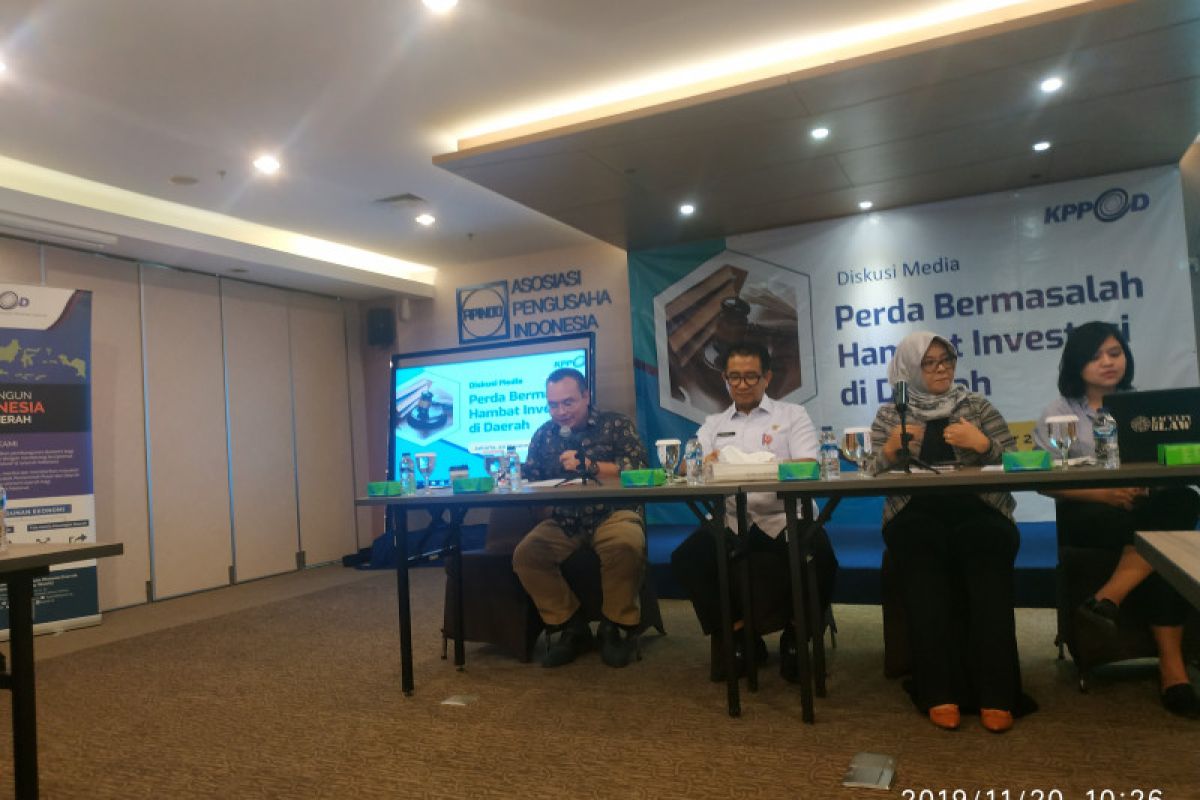 KPPOD: ratusan perda menghambat investasi