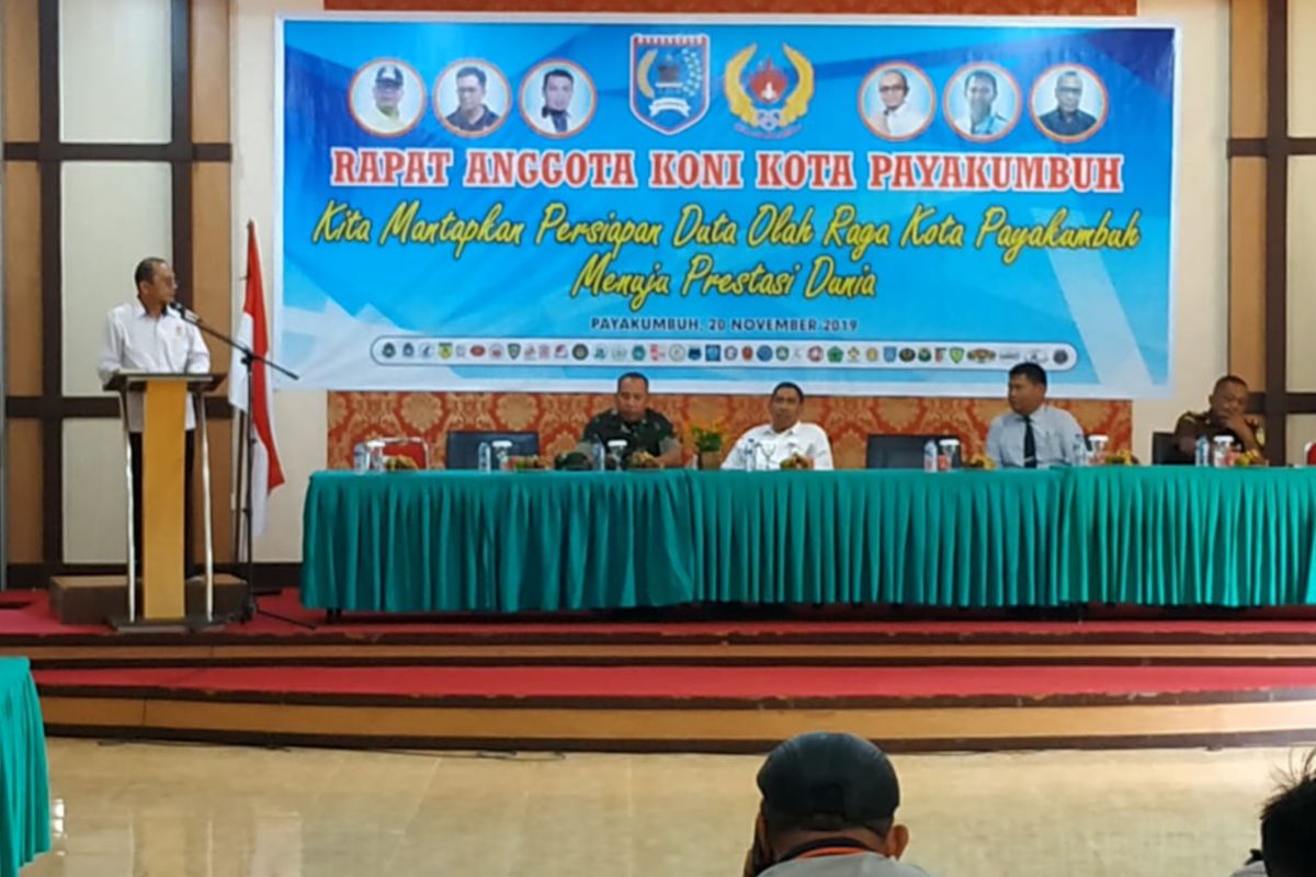 Rapat anggota, KONI Payakumbuh mantapkan persiapan menuju prestasi dunia