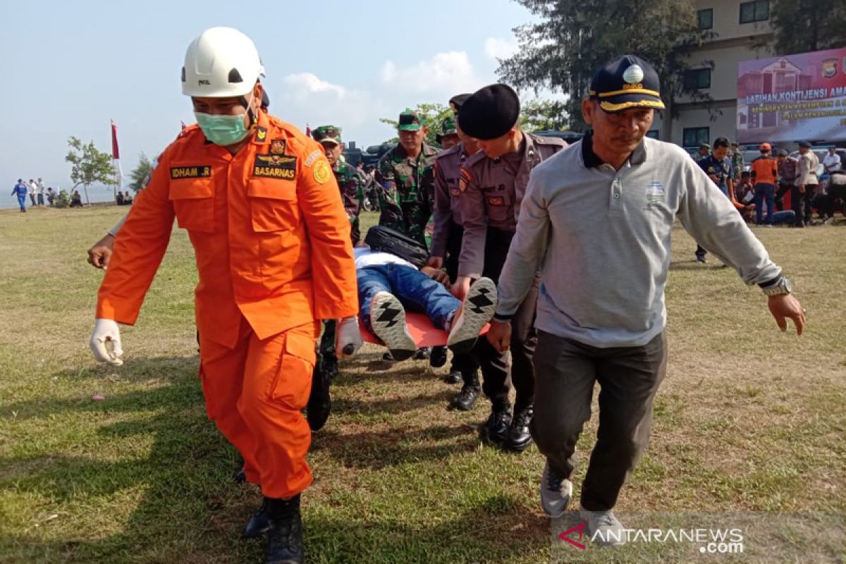 Polda Bengkulu gelar Latgab penanggulangan bencana