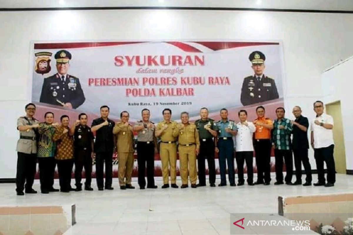 Bupati Muda ajak Polres Kubu Raya berlari kencang