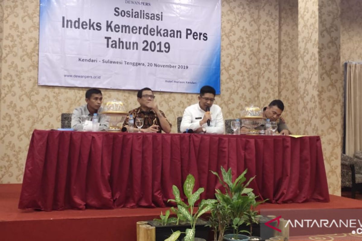 Sultra peringkat pertama indeks kemerdekaan pers 2019